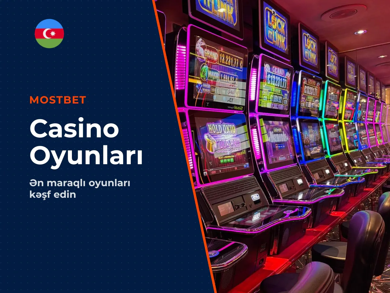 Slotlar, poker və digər casino mostbet oyunları